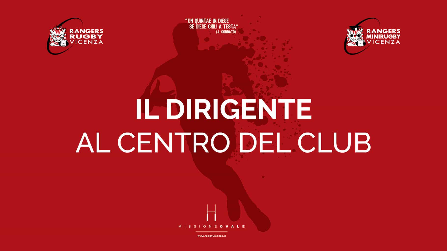 dirigente al centro del club